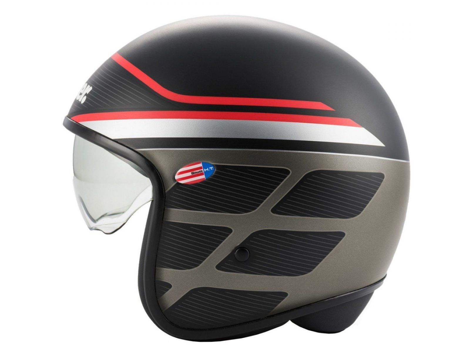 Мотошлем Blauer H.T. Pilot 1.1. Grafica B Black